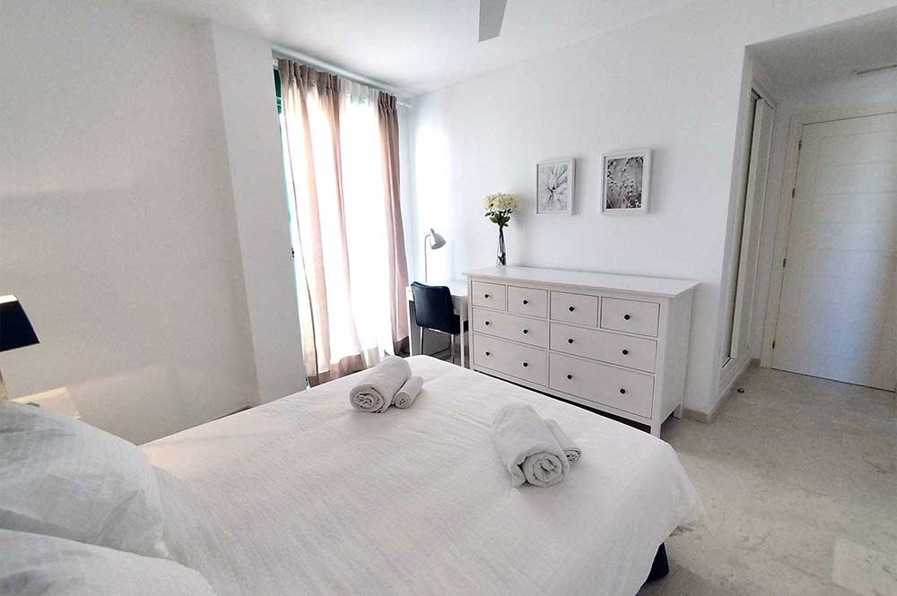 estepona apartment bedroom single beds 