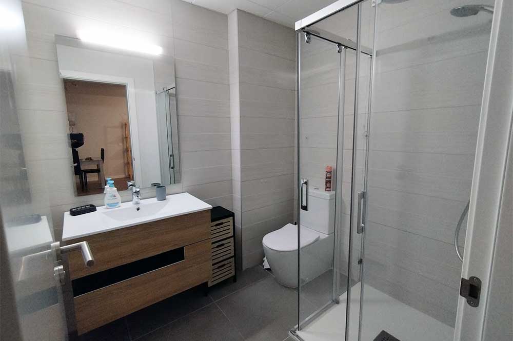 Wellingtonia apartment shower room